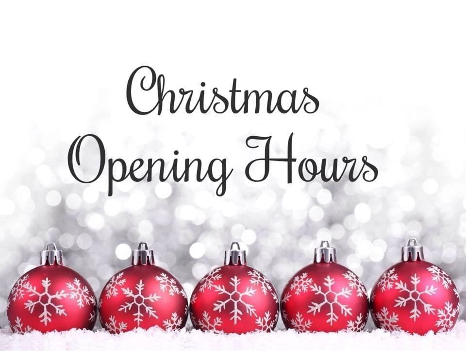 Festive Season Opening Hours and Timetable Changes - Club Towers